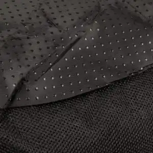 PAW Bed – Large Royal Crown – Black & Grey – 60 × 60 × 26cm