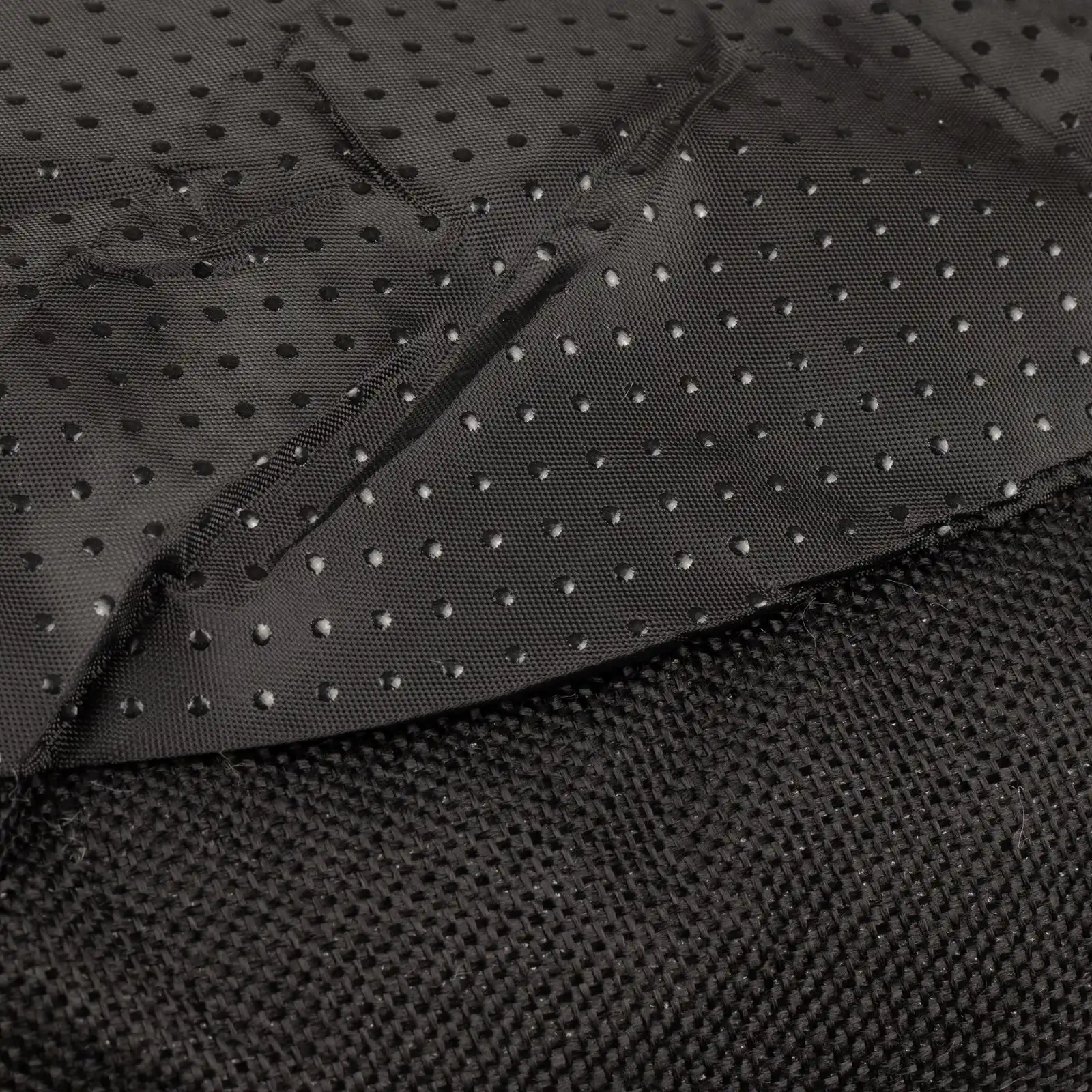 PAW Bed – Large Royal Crown – Black & Grey – 60 × 60 × 26cm
