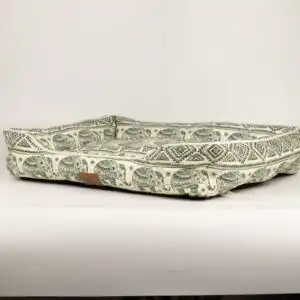 PAW Bed – Lucky Elephant – Green – 60 × 50 × 14cm