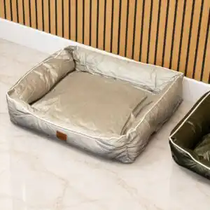 PAW Bed – Medium Khaki Beige – 70 × 60 × 15cm