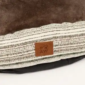 PAW Bed – Medium Sofa – Brown Stripes – 60 × 60 × 28cm