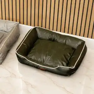 PAW Bed – Small Khaki Green – 60 × 50 × 15cm