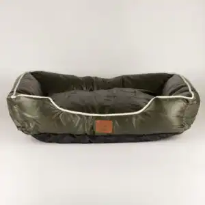 PAW Bed – Small Khaki Green – 60 × 50 × 15cm