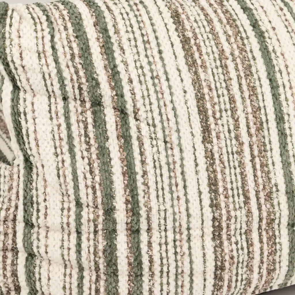 PAW Bed – Small Sofa – Brown Stripes – 50 × 50 × 26cm
