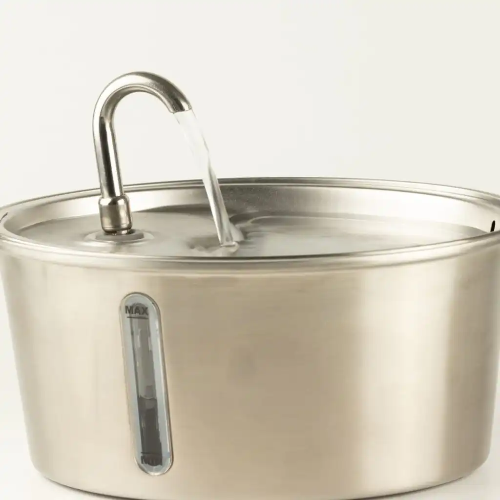 PAW Food Bowls - Electric Water Fountain 2.5 Liter - USB - Stainless Steal (304)