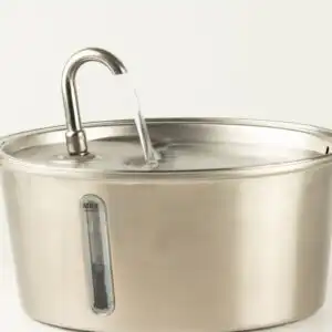 PAW Food Bowls - Electric Water Fountain 2.5 Liter - USB - Stainless Steal (304)