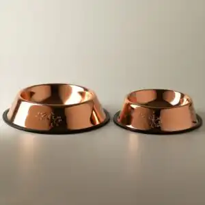 PAW Food Bowls - Single Copper Style - 18cm - Stainless Steel (304)