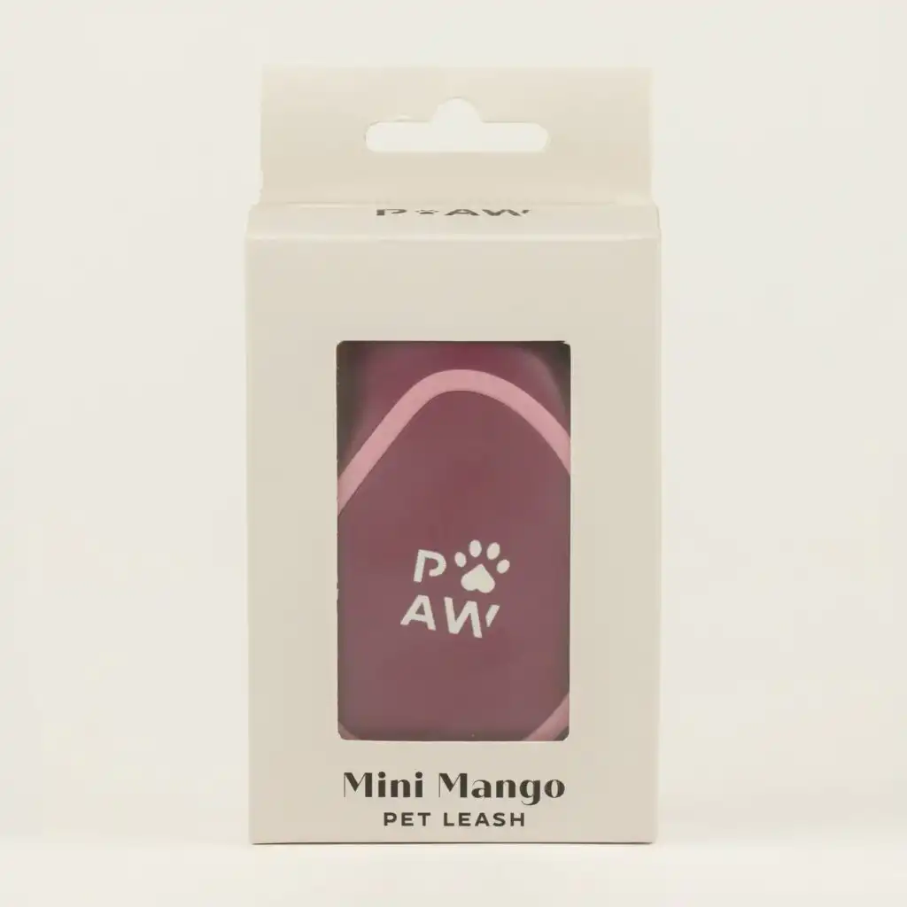 Paw Pet Leash - Mini Mango - Plum - 3m