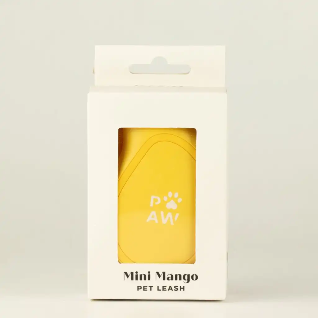 Paw Pet Leash - Mini Mango - Yellow - 3m