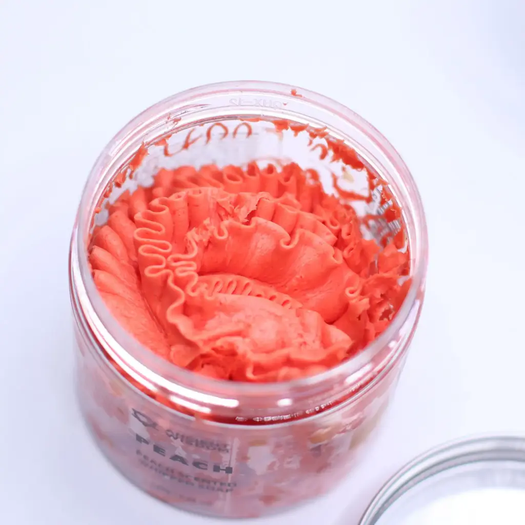 Peach Whipped Soap 120g | www.artisangoods.co.uk 2