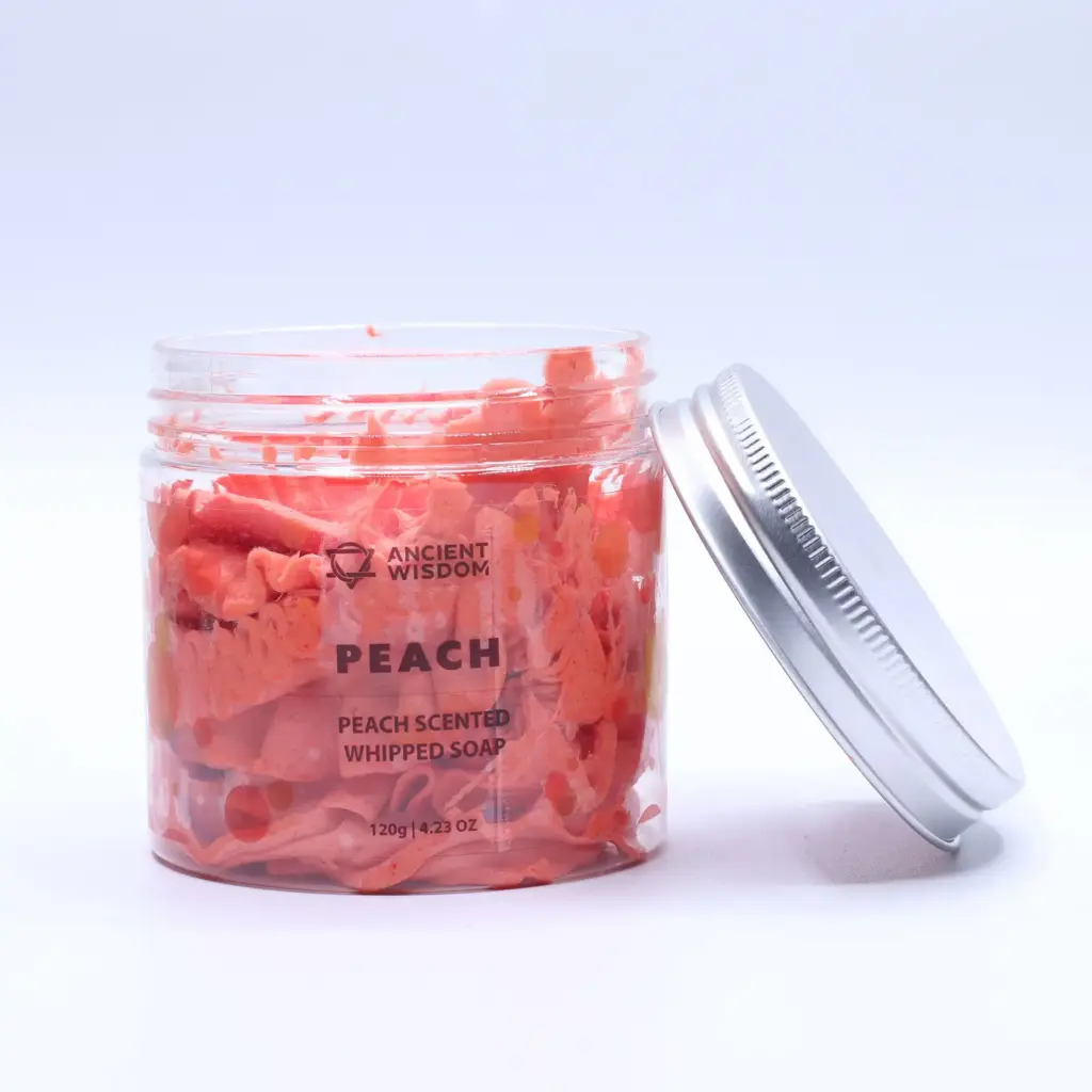 Peach Whipped Soap 120g | www.artisangoods.co.uk