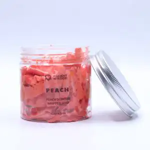 Peach Whipped Soap 120g | www.artisangoods.co.uk 1