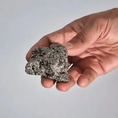 Peruvian Pyrite - First Grade Large Size (approx. 100-135gm 55-65mm)