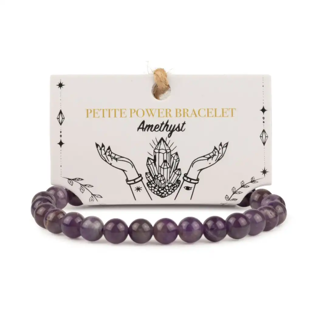 Petite Power Bracelet (17cmx6mm) - Amethyst