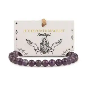 Petite Power Bracelet (17cmx6mm) - Amethyst