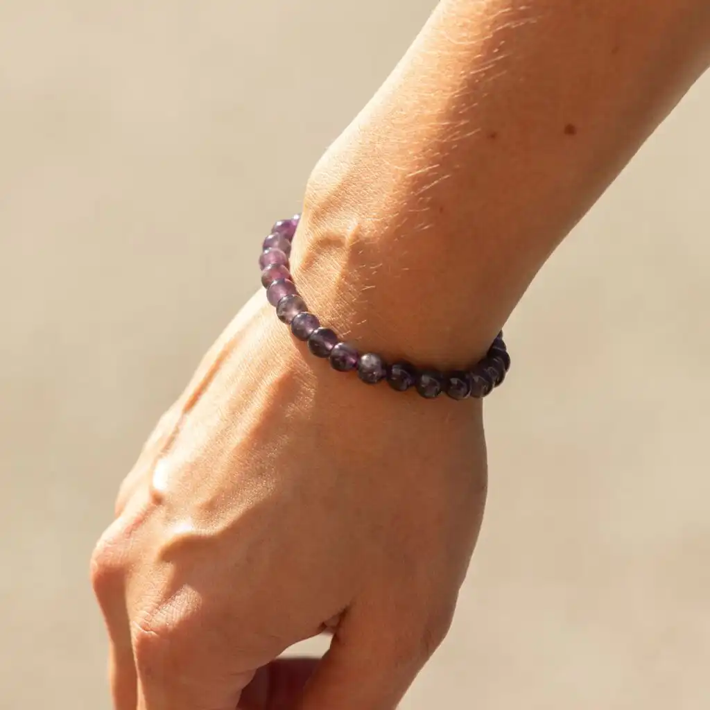 Petite Power Bracelet (17cmx6mm) - Amethyst