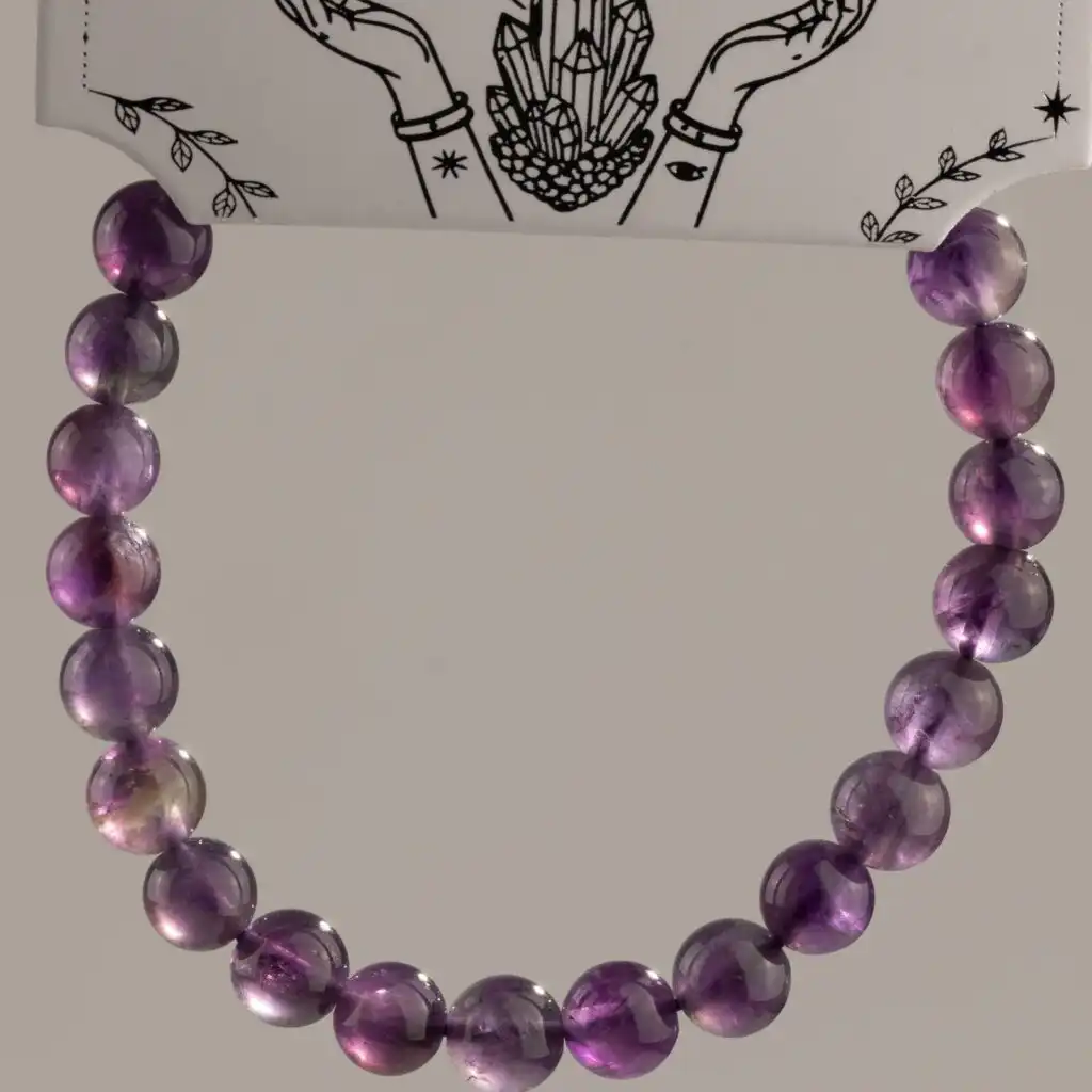 Petite Power Bracelet (17cmx6mm) - Amethyst