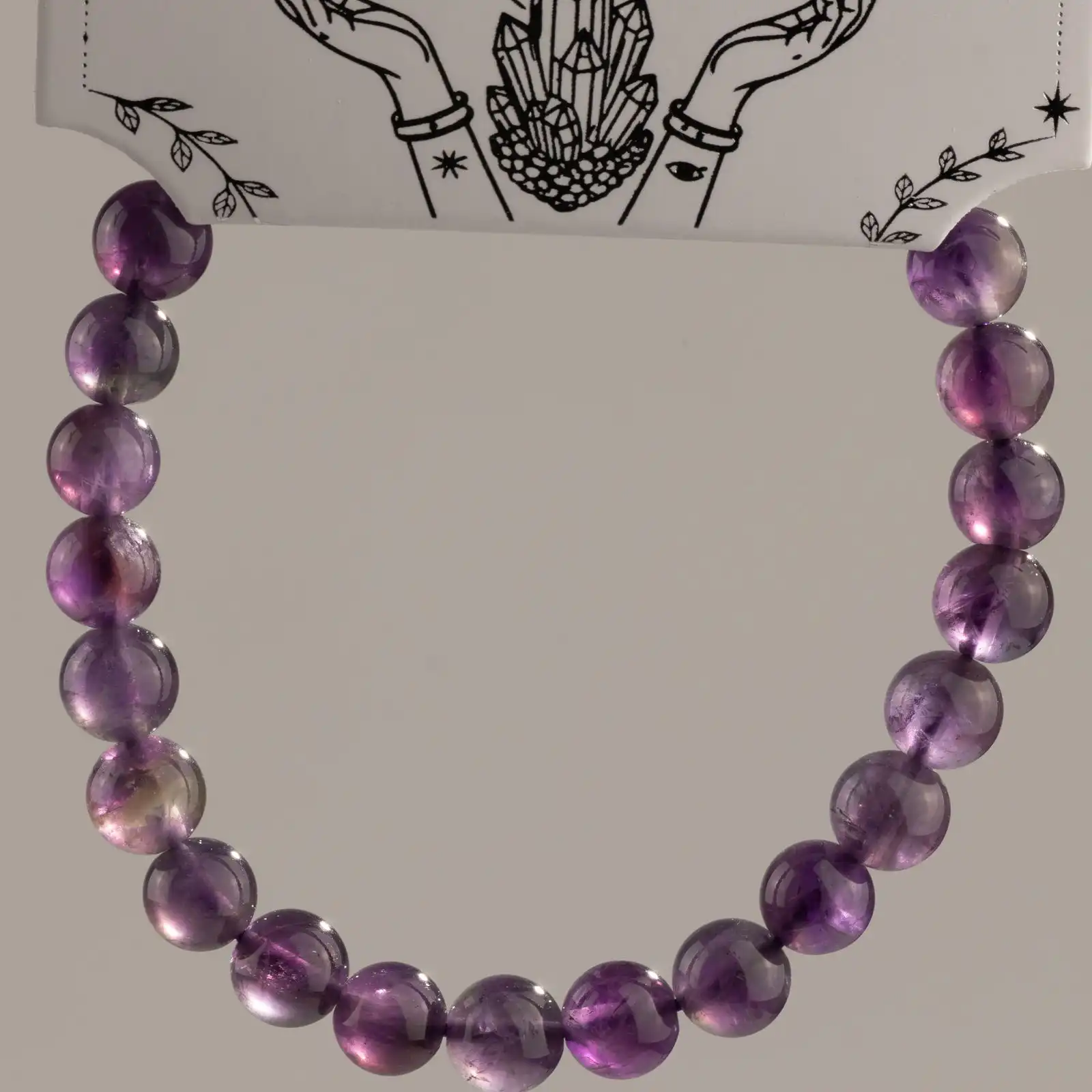 Petite Power Bracelet (17cmx6mm) - Amethyst