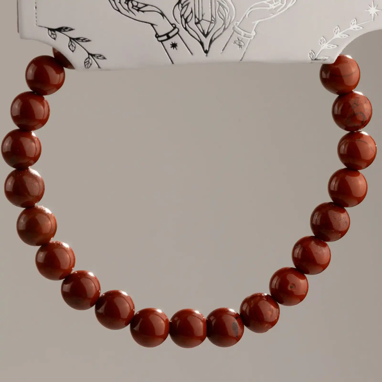 Petite Power Bracelet (17cmx6mm) - Carnelian