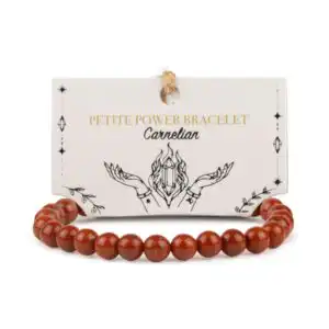 Petite Power Bracelet (17cmx6mm) - Carnelian