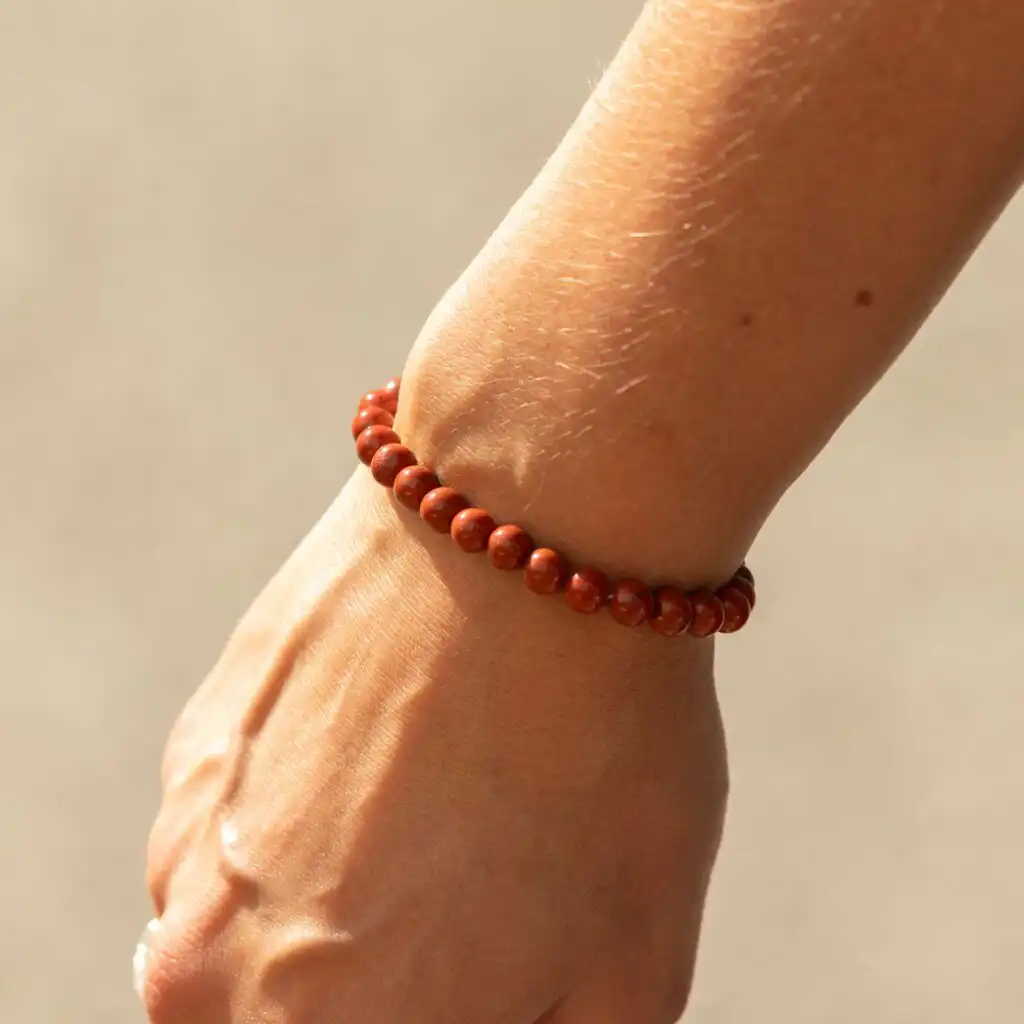 Petite Power Bracelet (17cmx6mm) - Carnelian