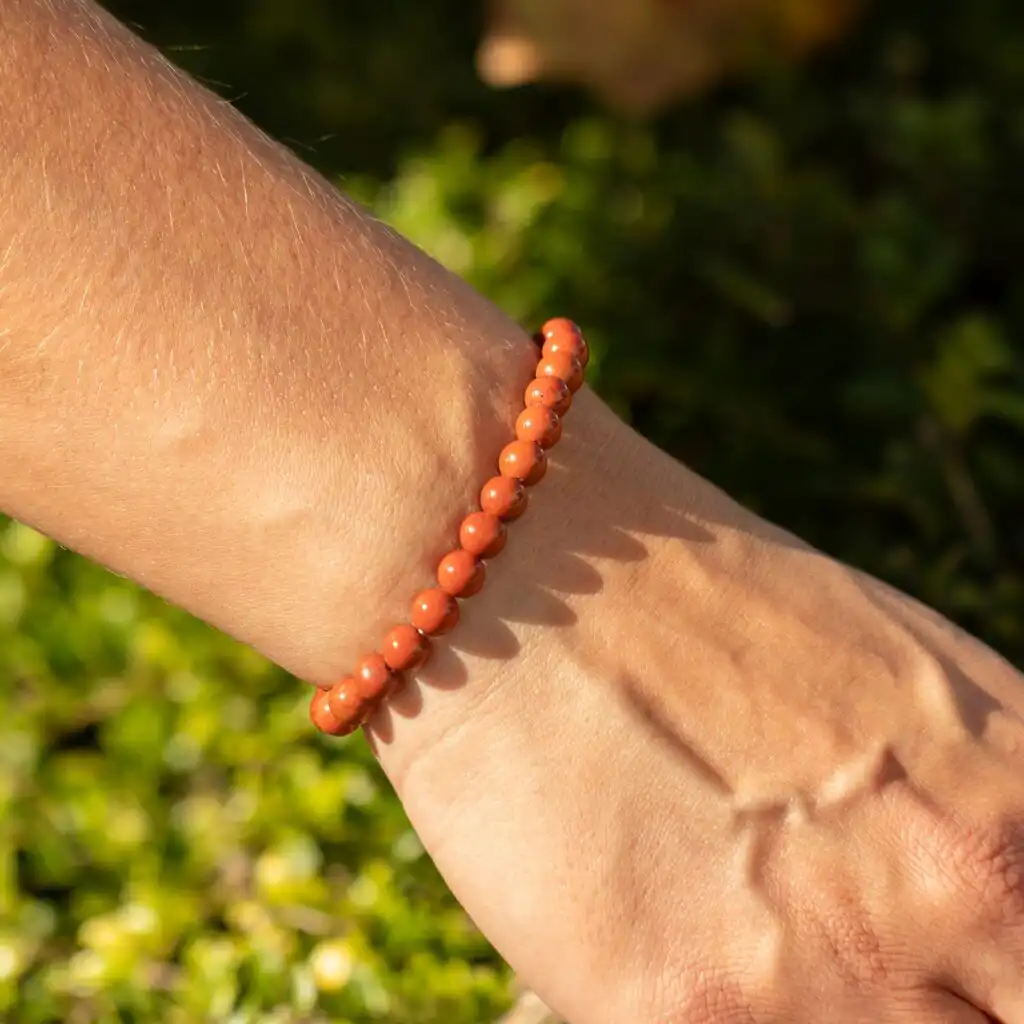 Petite Power Bracelet (17cmx6mm) - Carnelian