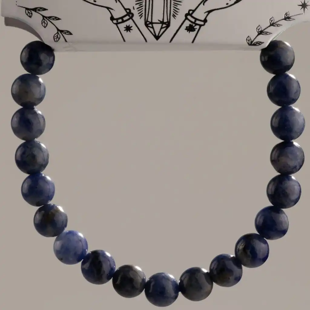 Petite Power Bracelet (17cmx6mm) - Sodalite