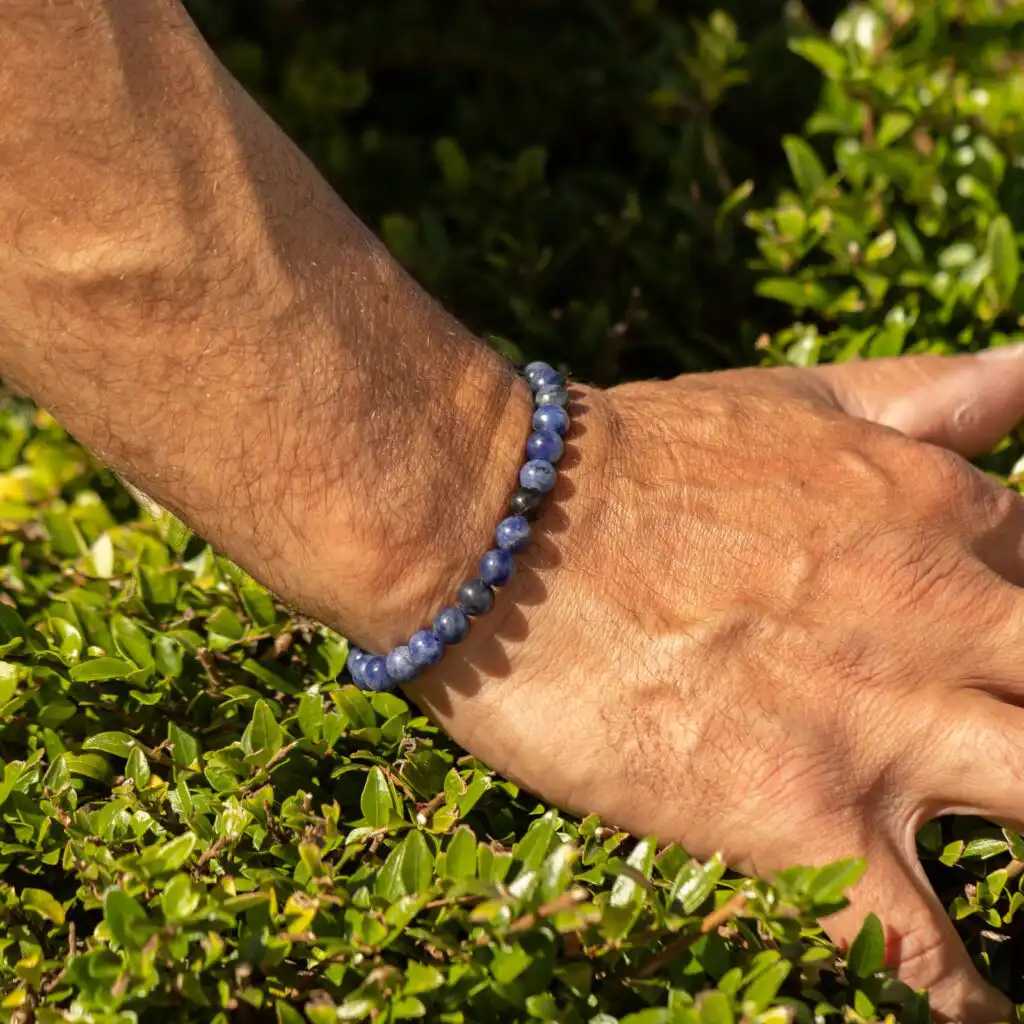 Petite Power Bracelet (17cmx6mm) - Sodalite