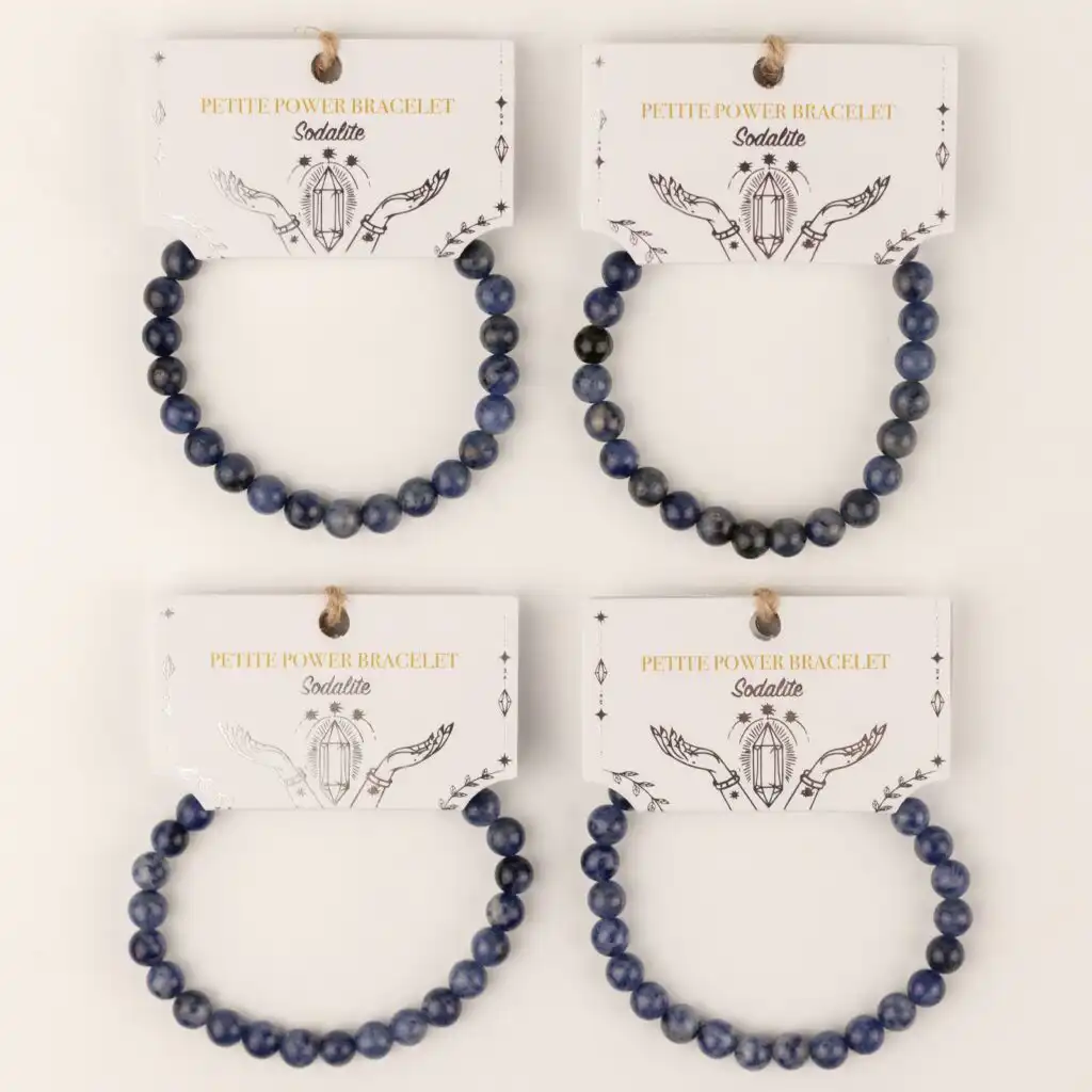 Petite Power Bracelet (17cmx6mm) - Sodalite