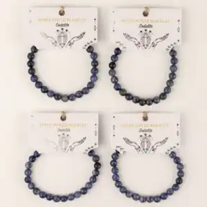 Petite Power Bracelet (17cmx6mm) - Sodalite