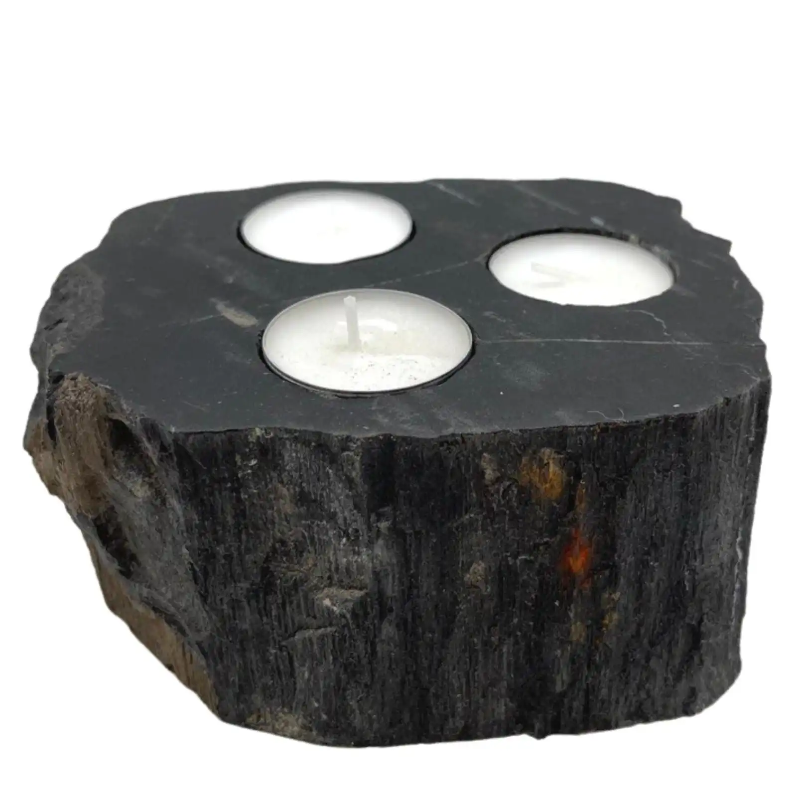 Petrified Wood Candle Holder – Triple | www.artisangoods.co.uk 3 Petrified Wood Candle Holder – Triple | www.artisangoods.co.uk 2