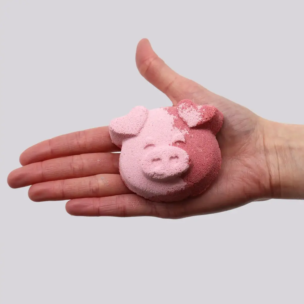 Pig Bathbomb 70g | www.artisangoods.co.uk 5