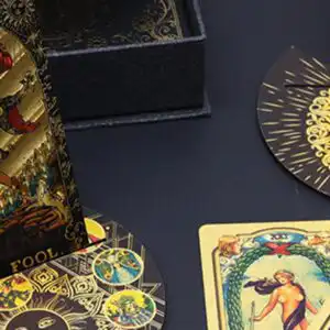 Pink Box Ruby Foil Tarot Card Gift Box Set - with booklet