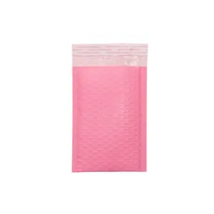Pink Poly Bubble Envelope (130×180+40mm) | www.artisangoods.co.uk 2