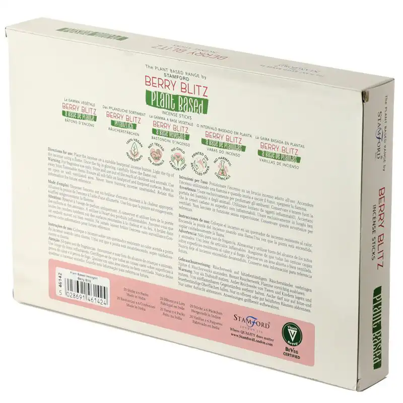 Plant Based Incense Sticks – Berry Blitz | www.artisangoods.co.uk 4 Plant Based Incense Sticks – Berry Blitz | www.artisangoods.co.uk 3