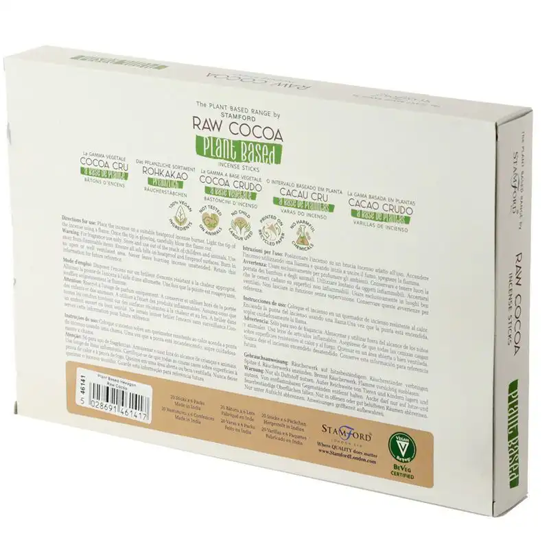 Plant Based Incense Sticks – Raw Cocoa | www.artisangoods.co.uk 4 Plant Based Incense Sticks – Raw Cocoa | www.artisangoods.co.uk 3