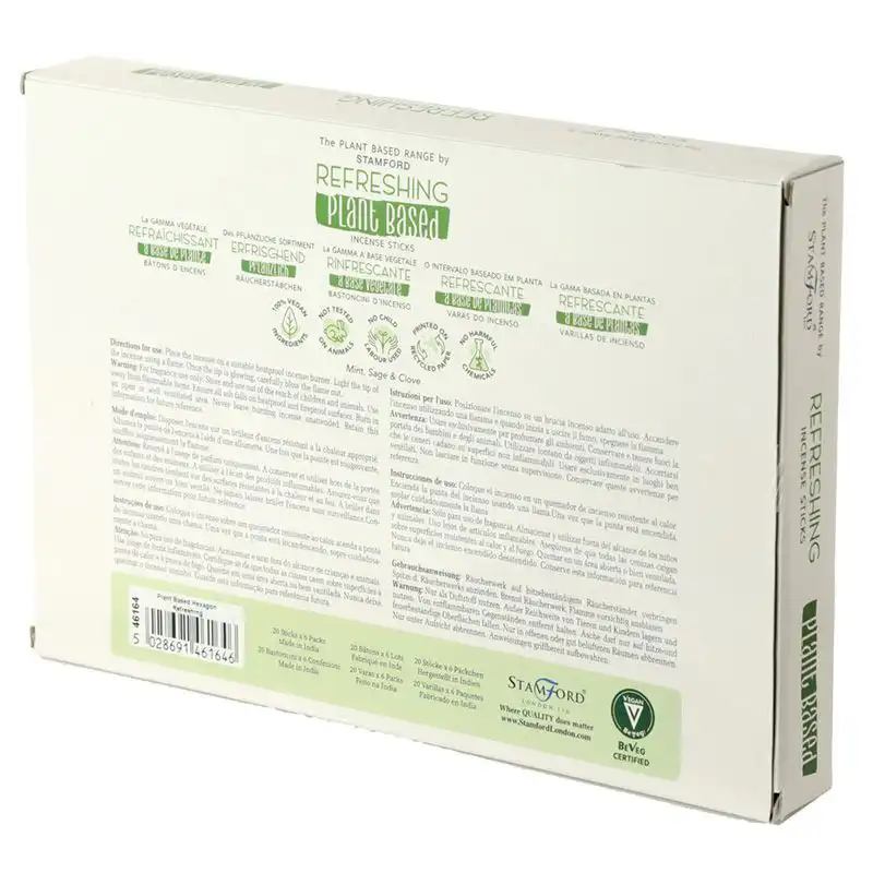 Plant Based Incense Sticks – Refreshing | www.artisangoods.co.uk 4 Plant Based Incense Sticks – Refreshing | www.artisangoods.co.uk 3