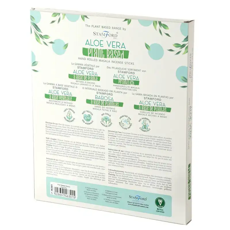Plant Based Masala Incense Sticks – Aloe Vera | www.artisangoods.co.uk 5 Plant Based Masala Incense Sticks – Aloe Vera | www.artisangoods.co.uk 4