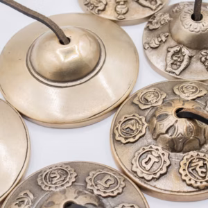 Premium Brass Tibetan Tingsha – Plain Traditional – approx 7.5cm (345gm) | www.artisangoods.co.uk 6