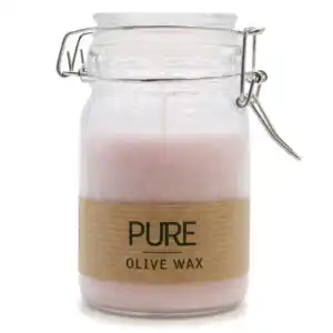 Pure Olive Wax Jar Candle 120×70 – Antique Rose | www.artisangoods.co.uk 1