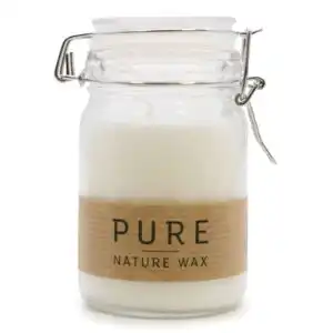 Pure Olive Wax Jar Candle 120×70 – White | www.artisangoods.co.uk 1