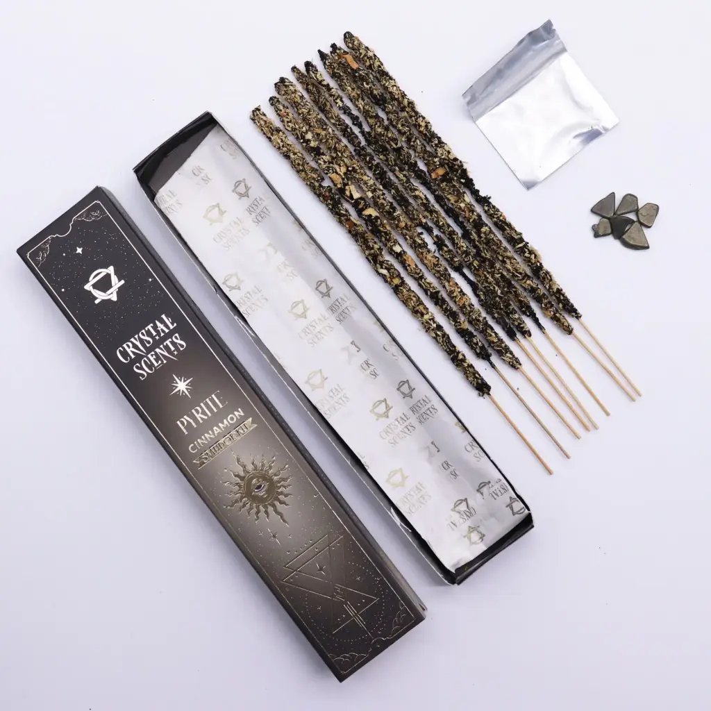 Pyrite Crystal Scents Smudge Incense – Cinnamon | www.artisangoods.co.uk 6