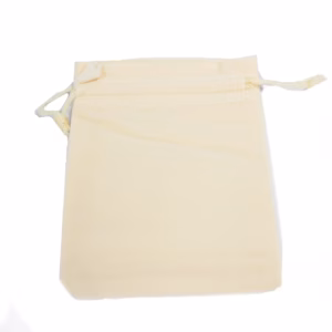 Quality Velvet Pouch – Ivory 10x12cm | www.artisangoods.co.uk 3