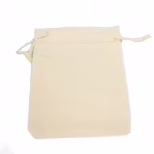 Quality Velvet Pouch – Ivory 10x12cm | www.artisangoods.co.uk 2