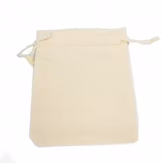 Quality Velvet Pouch – Ivory 10x12cm | www.artisangoods.co.uk 3 Quality Velvet Pouch - Ivory 10x12cm - Image 2