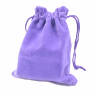 Quality Velvet Pouch – Purple 10x12cm | www.artisangoods.co.uk 5