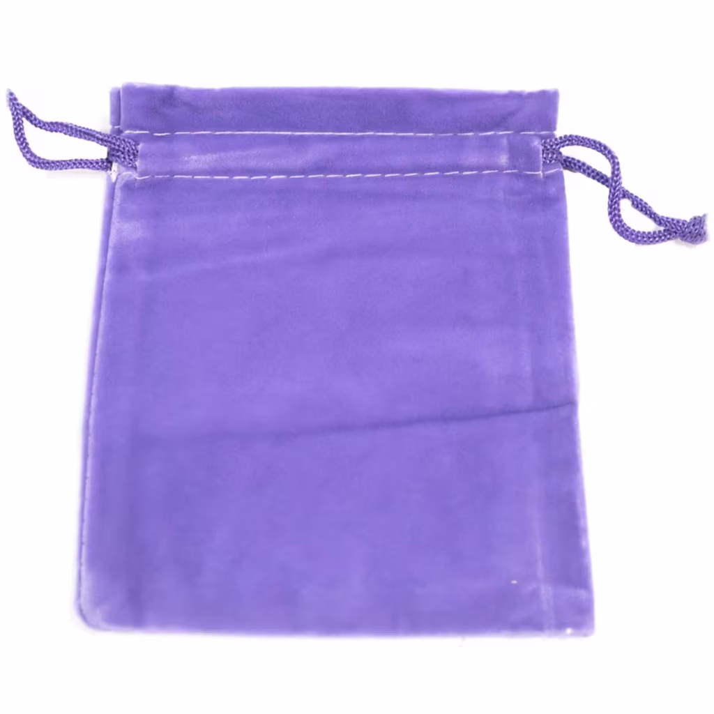 Quality Velvet Pouch – Purple 10x12cm | www.artisangoods.co.uk
