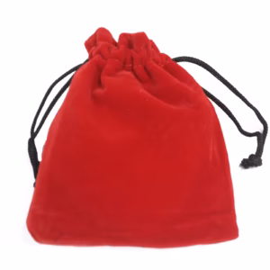Quality Velvet Pouch – Red 10x12cm | www.artisangoods.co.uk 4