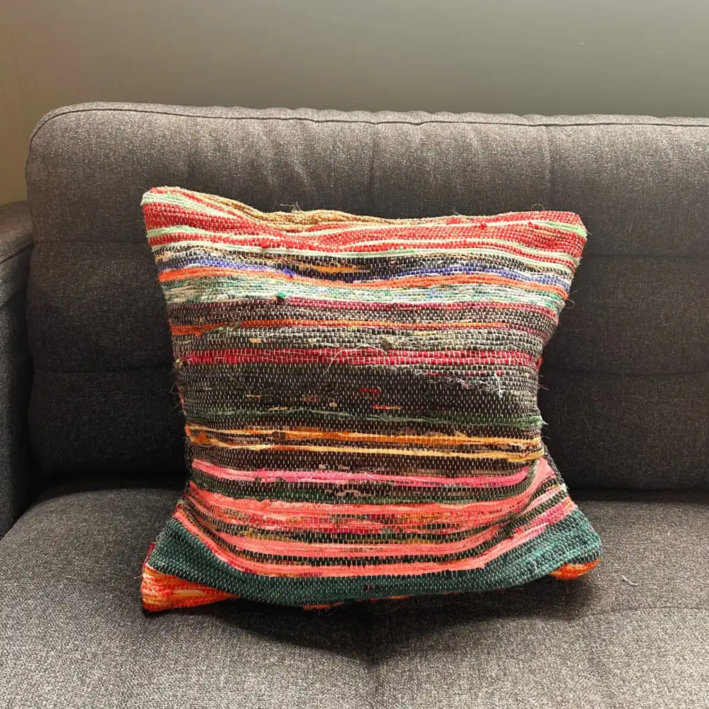Rag Rug Cushion Covers – Multicoloured | www.artisangoods.co.uk 2 Rag Rug Cushion Covers – Multicoloured | www.artisangoods.co.uk 2