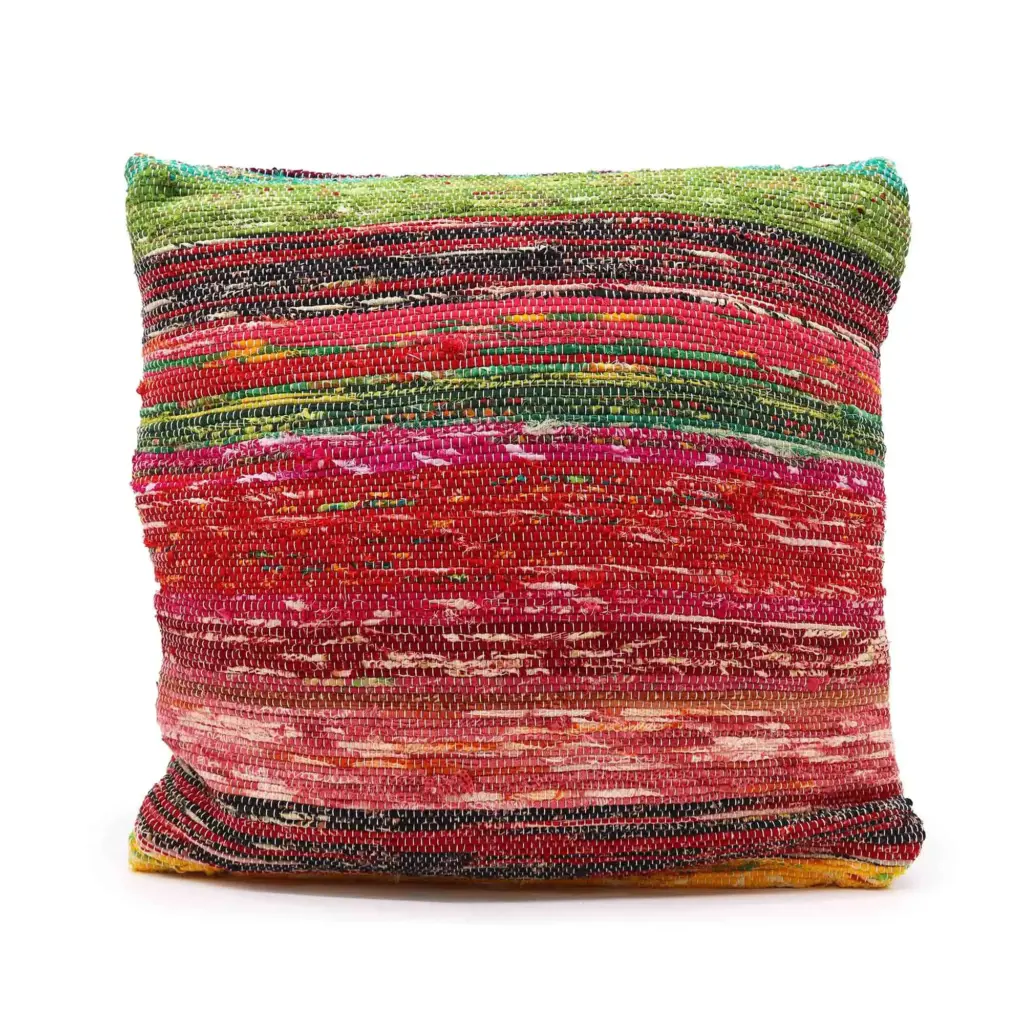 Rag Rug Cushion Covers – Multicoloured | www.artisangoods.co.uk